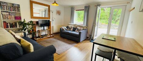 Smart TV, Netflix, books, streaming services