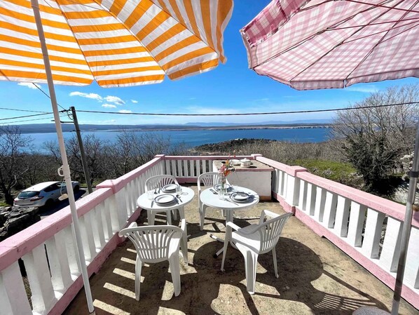 Outdoor dining - Holiday home two bedroom in a sunny town (Dramalj)