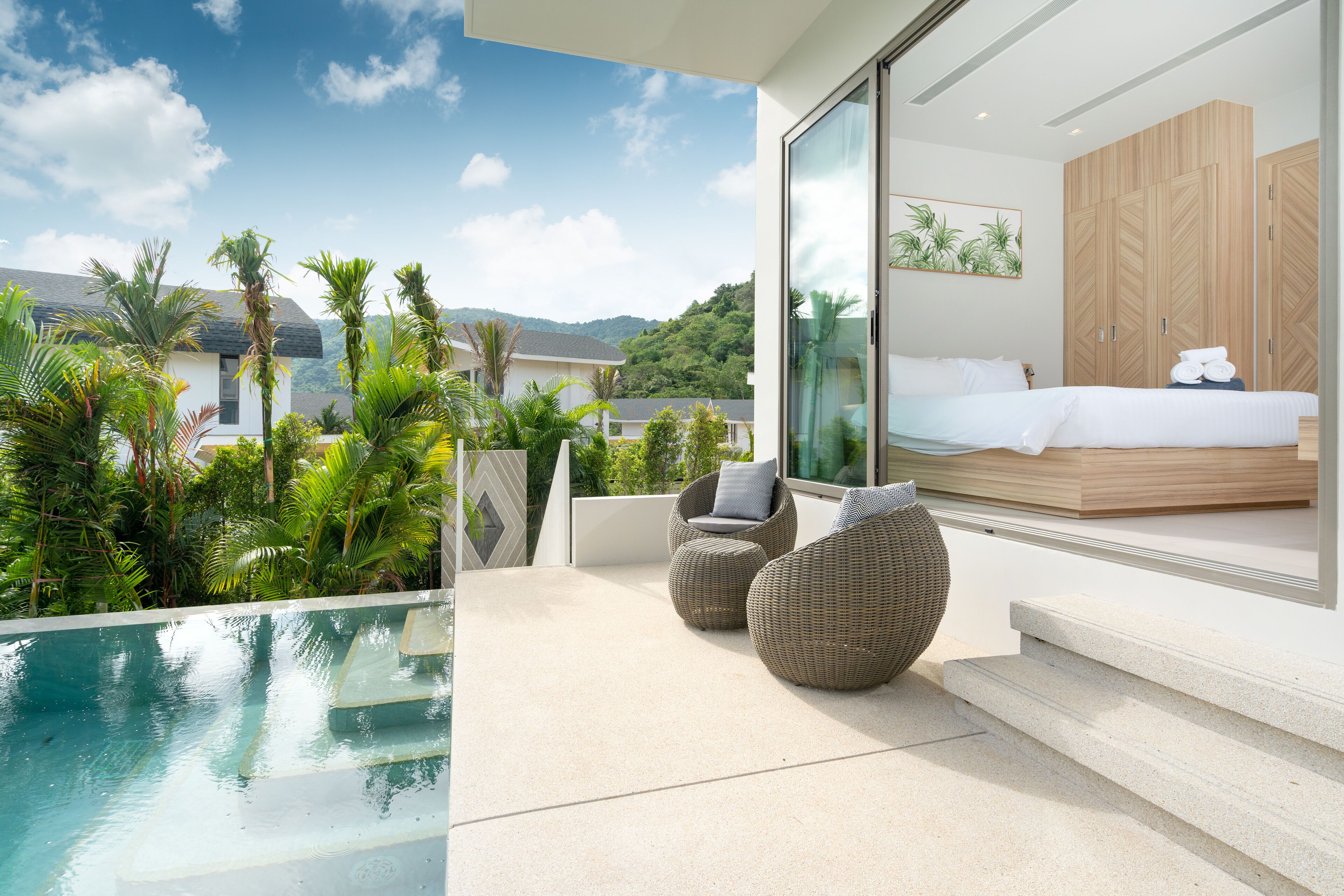 Himmapana Hills - 3 Bedroom Villa | In-room safe, desk, blackout curtains, iron/ironing board
