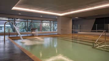 Una piscina cubierta