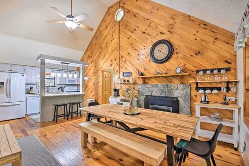 NEW! Creekside Cabin w/ new hot tub & firepit!