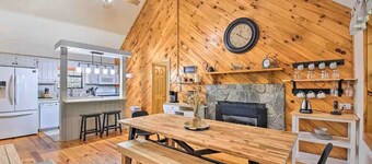 NEW! Creekside Cabin w/ new hot tub & firepit!