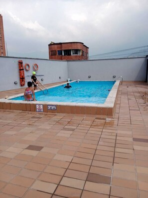Indoor pool, outdoor pool