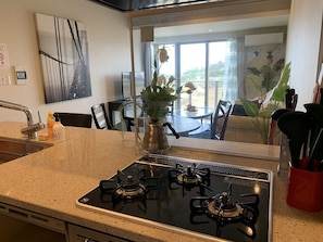 Basic Apartment, 1 Bedroom, Ocean View | Private kitchen