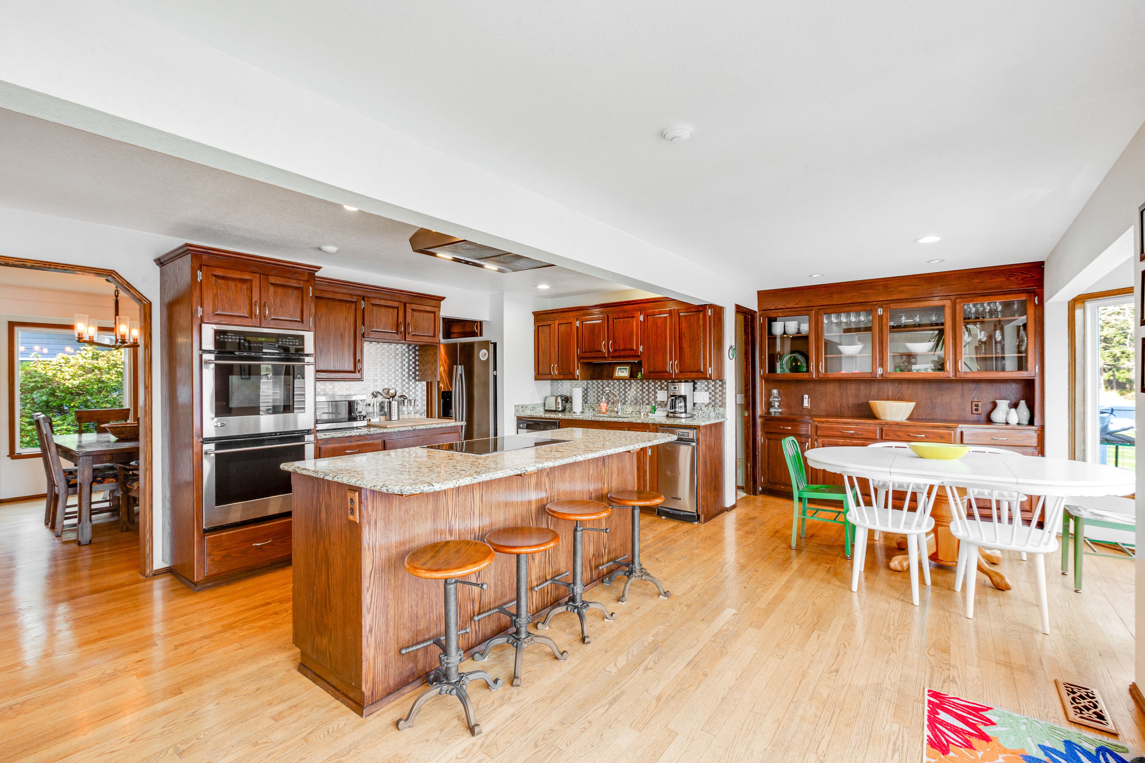 Dog-friendly, lakefront home with hot tub, dock, gorgeous deck & game room