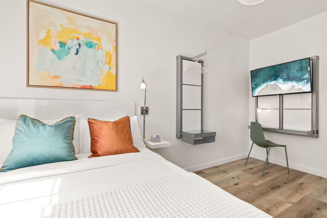 1 slaapkamer, een bureau, een strijkplank/strijkijzer, gratis wifi