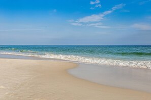 On the beach, snorkelling, surfing, motor boating