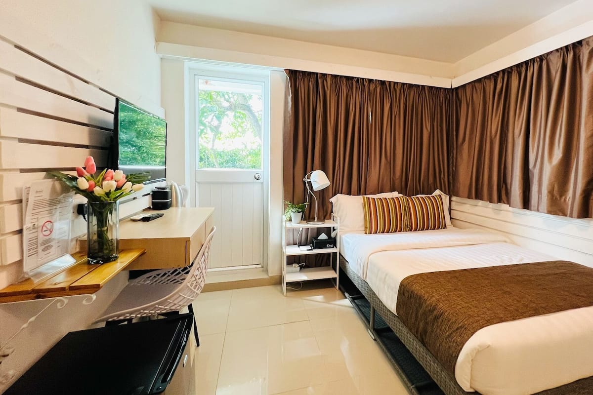 Standard Double Room with Open View Balcony (No Pet Allowed) | In-room safe, desk, iron/ironing board, free WiFi
