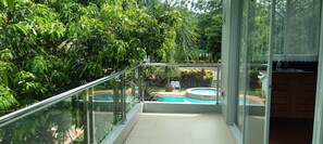 Superior Room, 1 King Bed, Balcony, Pool View | Terrace/patio - CAMIGUIN LANZONES RESORT (Mambajao)