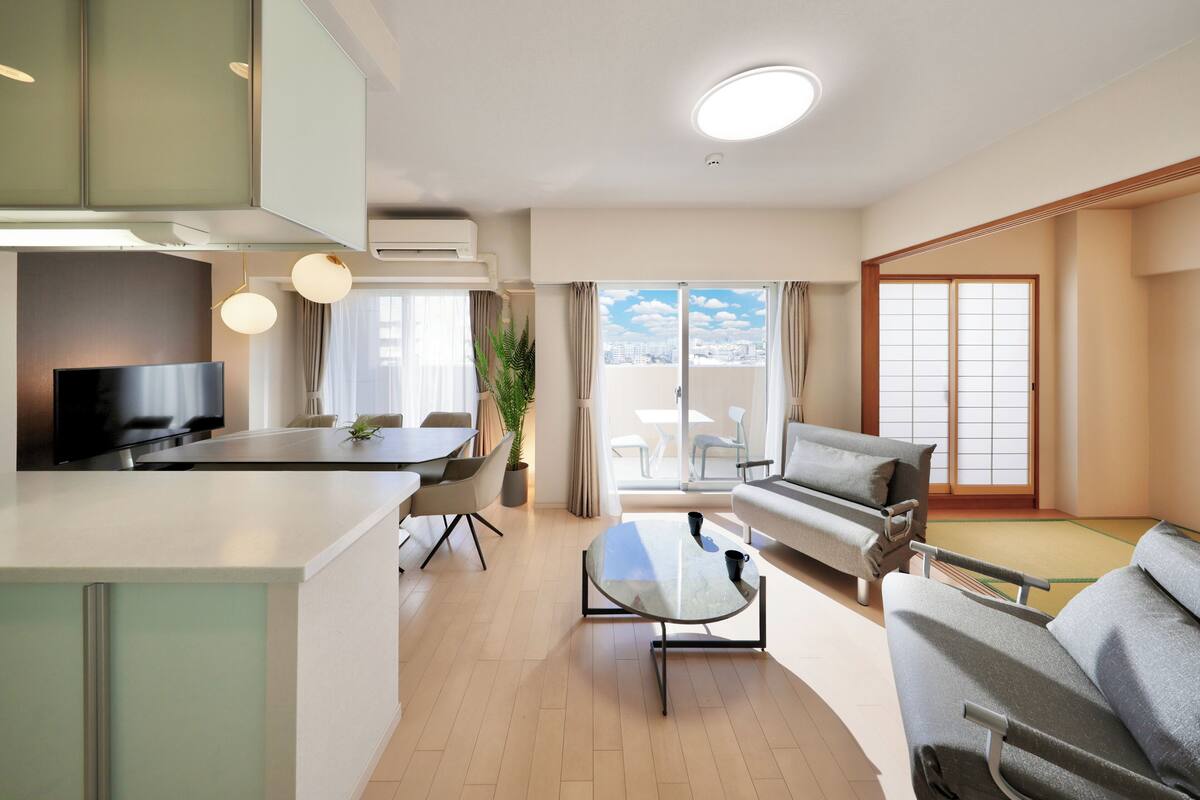 Apartment, Nichtraucher, Stadtblick (Japanese Style room) | 1 Schlafzimmer, hochwertige Bettwaren, Daunenbettdecken