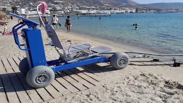 Vlak bij het strand