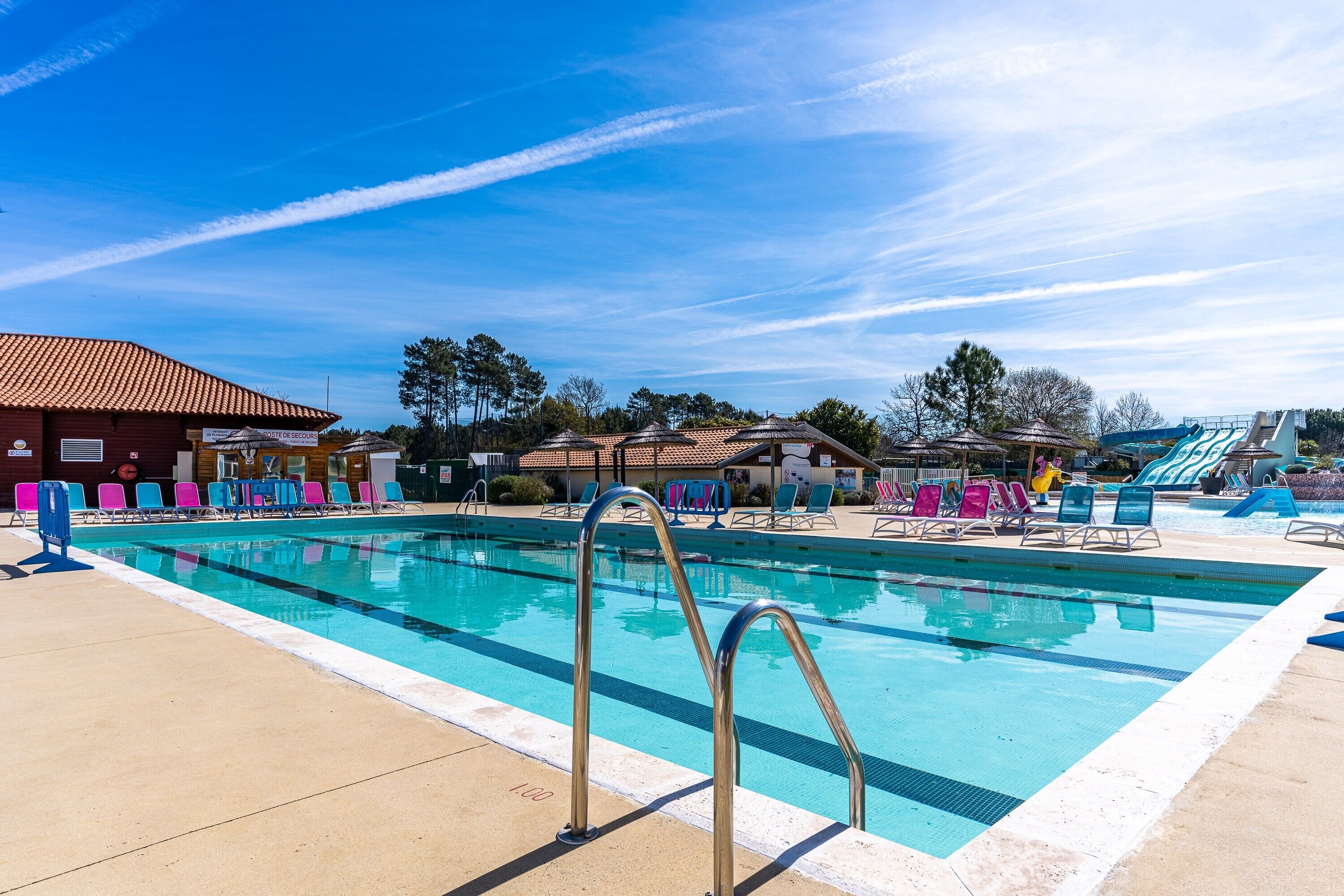 Indoor pool, a heated pool