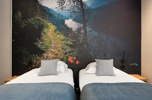 Chambre Twin - Vue sur le château