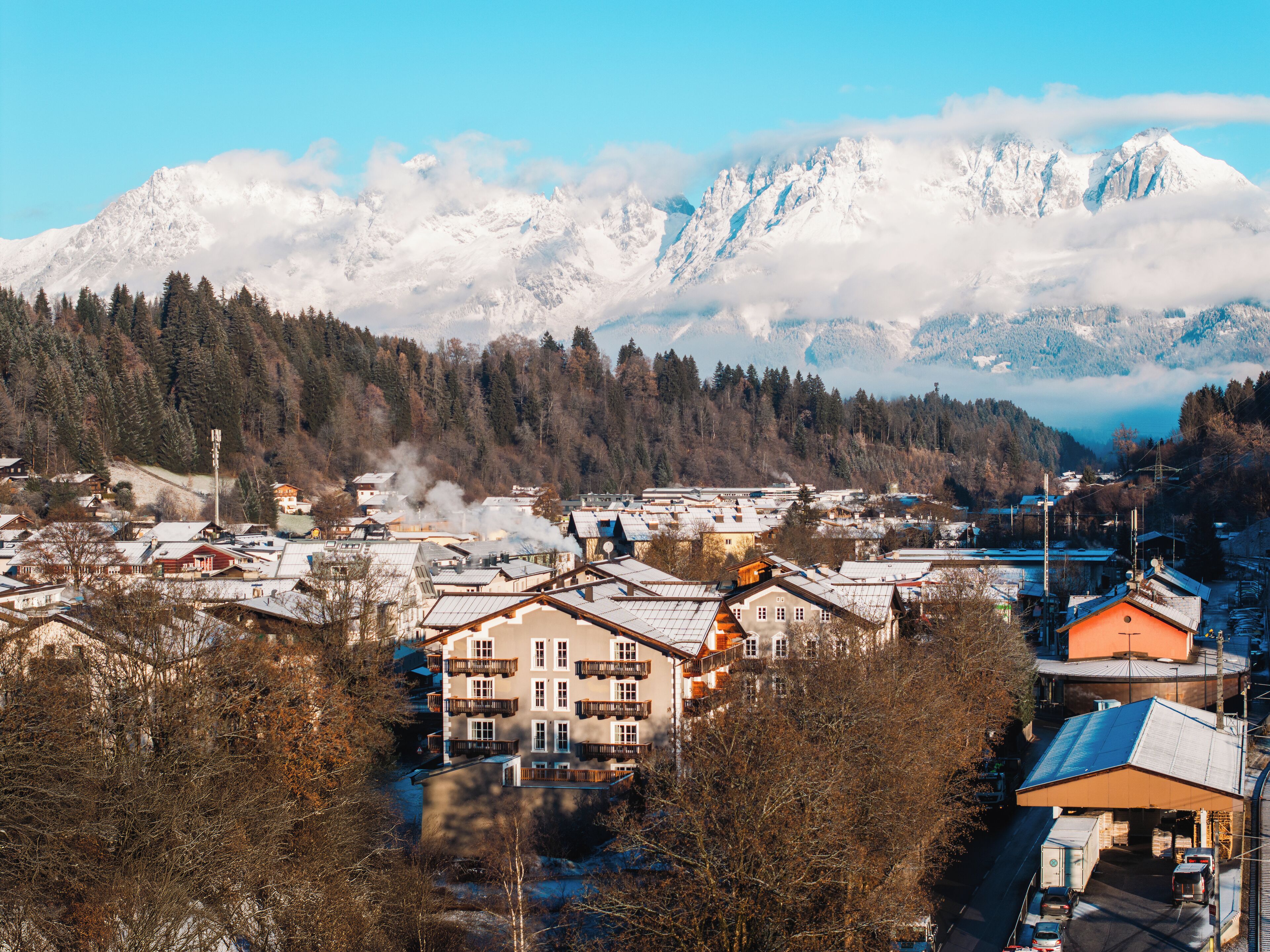 Fassade der Unterkunft