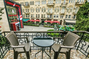 Quarto casal luxo | Terraço/pátio