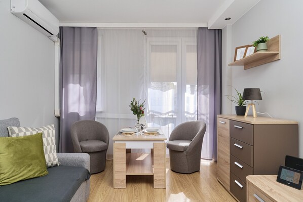 Departamento, 1 habitación, cocina | Sala de estar