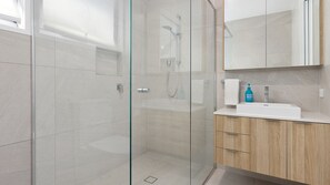 Shower, hair dryer