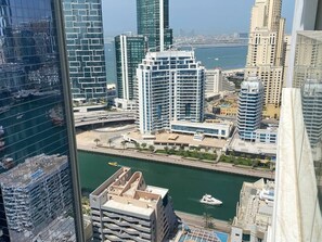 Blick von der Unterkunft