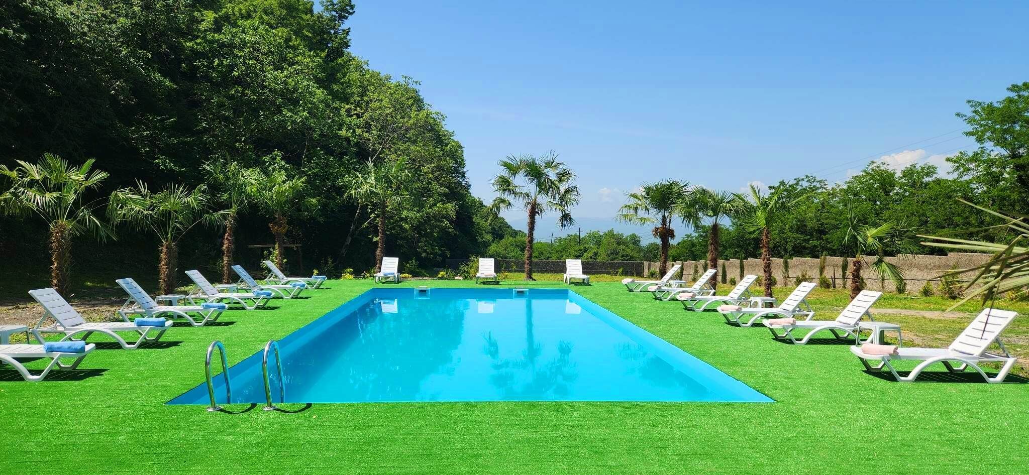 Seasonal outdoor pool