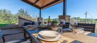 Casa de vacaciones privada con piscina privada, WIFI, A/C, TV, terraza, cerca de Porto Recanati