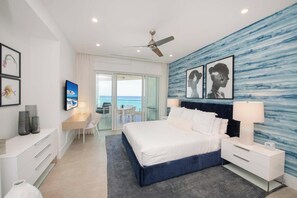 2 bedrooms, desk, iron/ironing board, travel crib