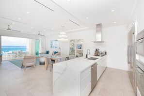 Fridge, microwave, oven, stovetop - Rum Point Resort #203 (Grand Cayman)