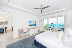 3 bedrooms, desk, iron/ironing board, travel cot - Rum Point Resort #306 (Seven Mile Beach)
