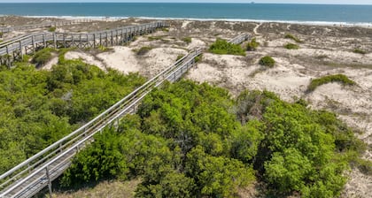 Historic Beachfront Cottage with Private Beach Access by Tybee Cottages