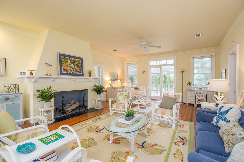 Historic Beachfront Cottage with Private Beach Access by Tybee Cottages