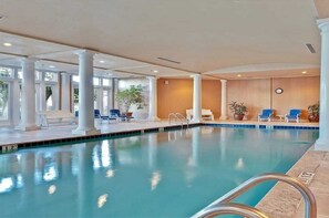 Indoor pool, a heated pool - Heated Pool - "It's the Gulf"  Beach Club Cottage #41- Signature Properties (Fort Morgan)