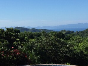 Blick von der Unterkunft