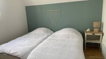 2 slaapkamers, een strijkplank/strijkijzer, gratis wifi