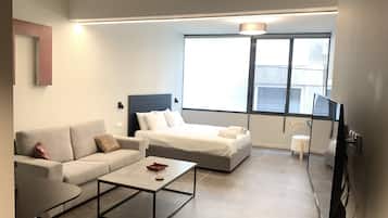 Suite monolocale Superior | Biancheria da letto di alta qualità, copriletto in piuma