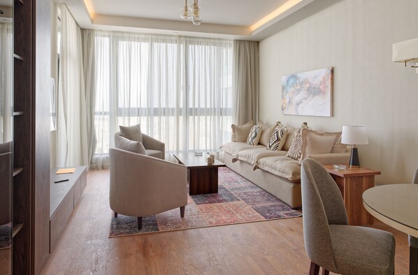 شقة فاخرة | منطقة المعيشة