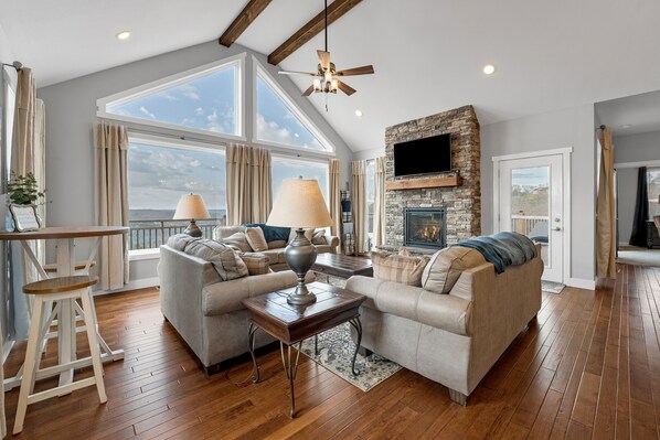 House, 5 Bedrooms | Living area - Stunning Lakeview Retreat 5 Bedroom Residence by RedAwning (Branson West)