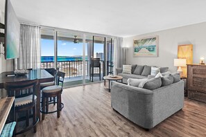 TV - 1BR Beach Retreat with Balcony + Resort Amenities | Magnolia House 508 (Destin)