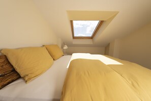 1 slaapkamer, geluiddichte muren, wifi, beddengoed