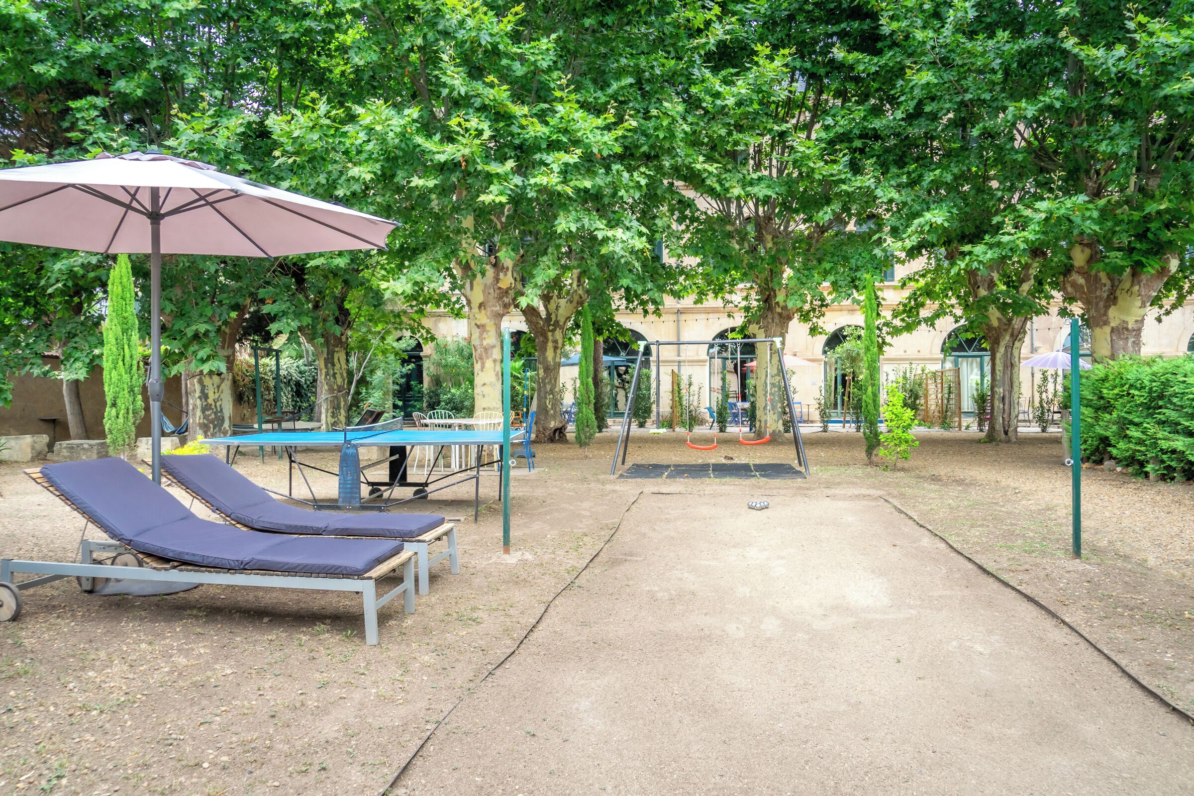 Enceinte de l’hébergement