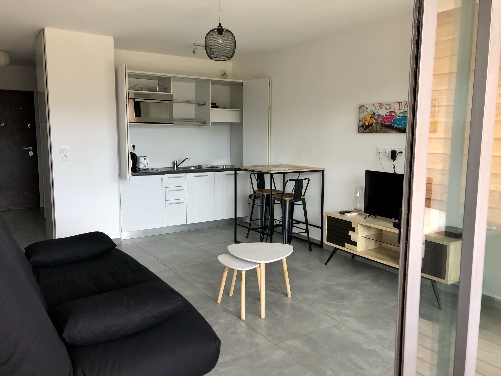 Pool Studio, 200m from the port of Porto Vecchio for 2 people