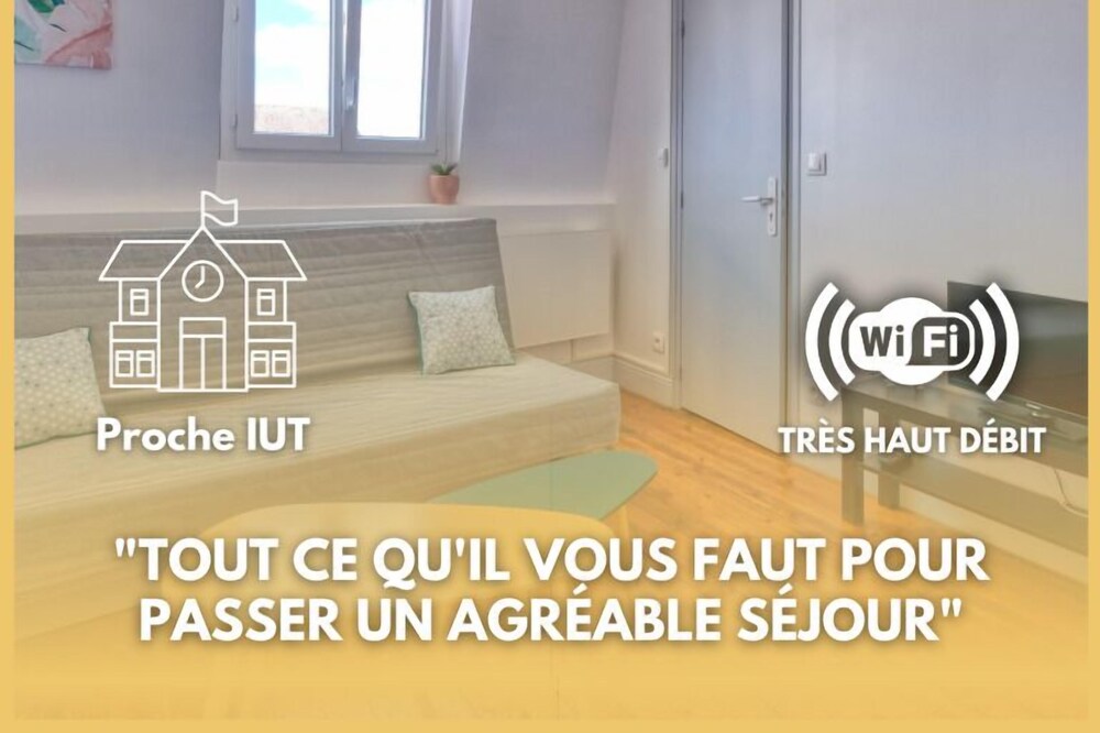 Faubourg d'Isle 5 Studio Cosy proche gare IUT