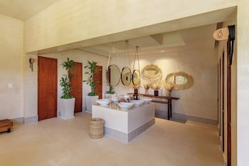 Hotel entrance and lobby at Hotel Shibari Tulum - Restaurant & Cenote Club