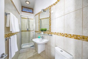 Hair dryer, towels