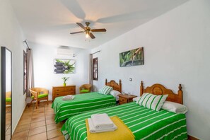 3 habitaciones, wifi y ropa de cama 