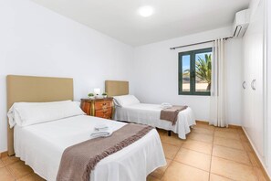 3 多间卧室、WiFi、床单