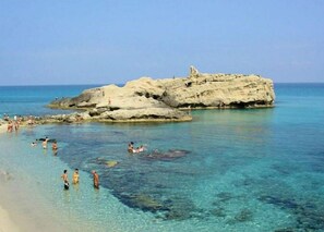Sun-loungers - Tropea Wonderful two-room apartment with POOL near the SEA (Santa Domenica)