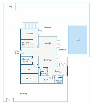Floor plan - Villa Milano by Villa Plus (Playa Blanca)