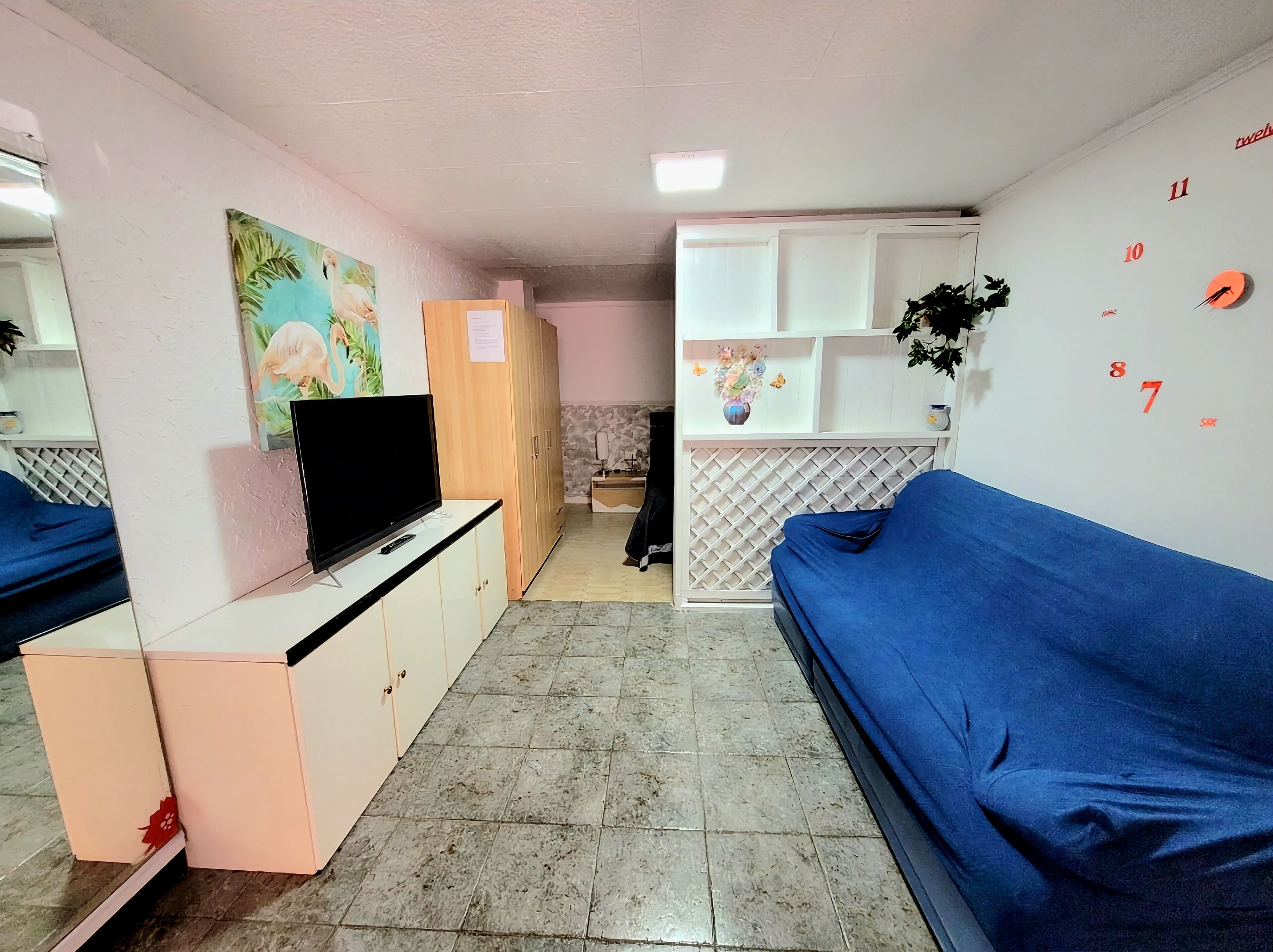 Monolocale con cucina abitabile