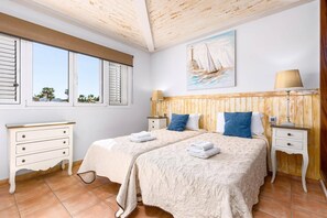 2 室のベッドルーム、WiFi、ベッドシーツ