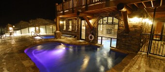 Designer Mountain Home with Stunning Views, Private Hot Tub, & Ski In/Out Lodge
