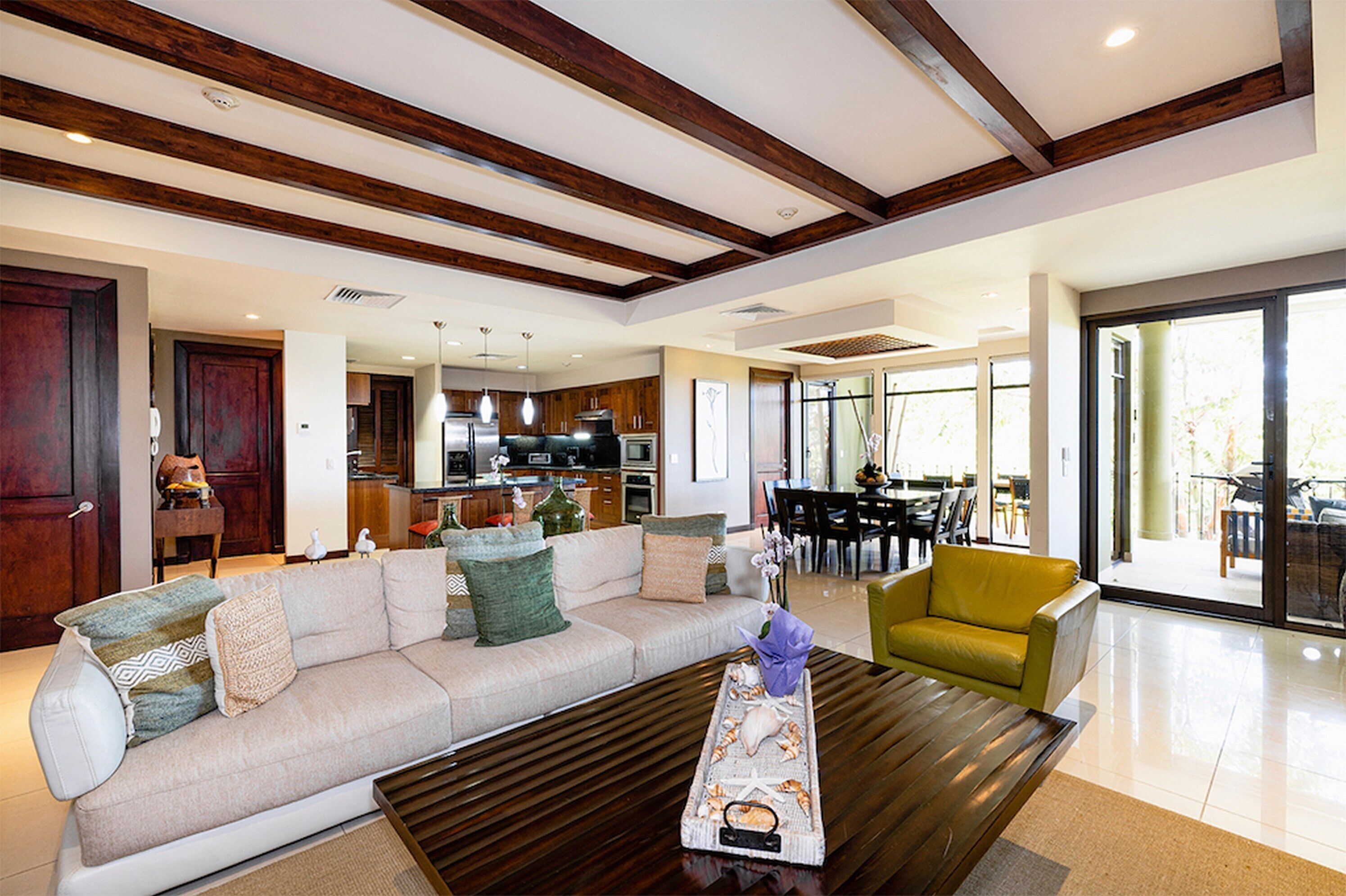 Luxury Condo | Living area | 60-inch Smart TV with cable channels, TV